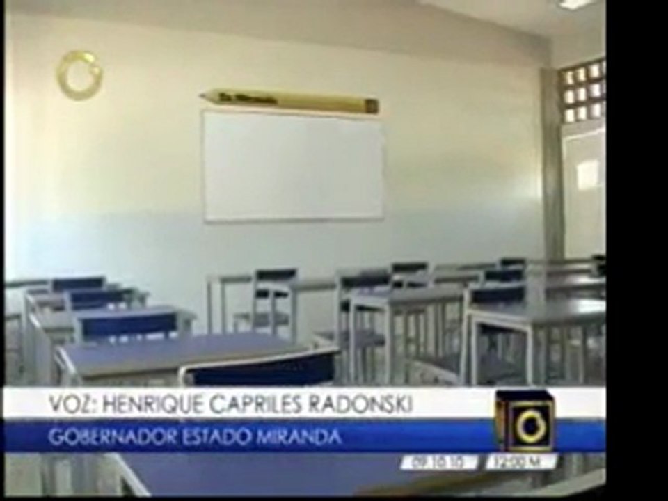 El gobernador del estado Miranda, Henrique Capriles Radoinsk