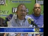 Copei ofrece cifras sobre problemas de vivienda en Venezuela