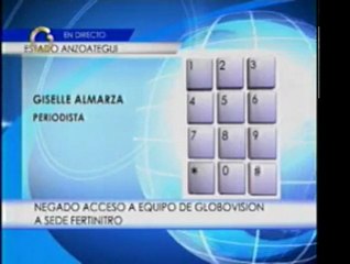 Negado acceso a equipo de Globovisión a sede Fertinitro