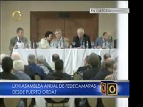 LXVI Asamblea Anual de Fedecamaras se realiza desde Puerto O