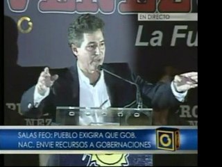 Palabras de Henrique Salas Feo en el XV aniversario de Proye