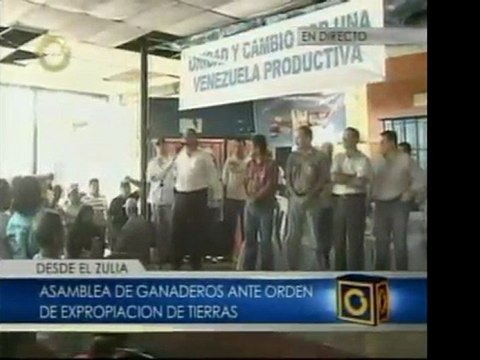 Ganaderos zulianos realizaron una asamblea ante la expropiac