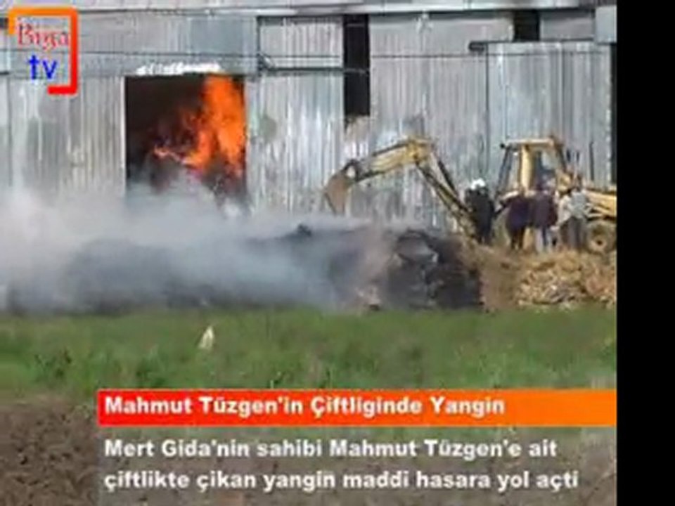 BigaTV.net - Tüzgenin çiftliginde yangin