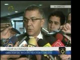 Cesar Alvarado, Director del registro electoral del CNE :