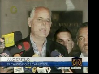 Julio Castillo, ex candidato por circuito 5 en el estado Car