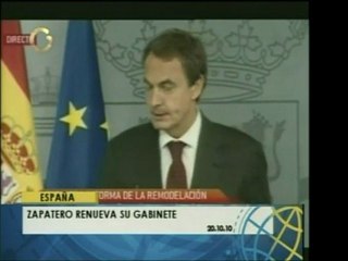 El presidente del gobierno español, José Luis Rodríguez Zapa
