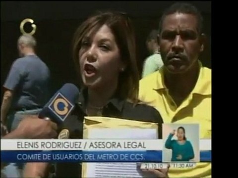Comité de usuarios del Metro de Caracas exige la renuncia de