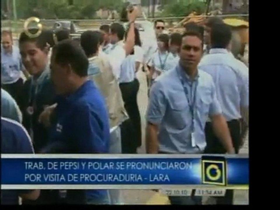Trabajadores de Empresas Polar y Pepsi en Barquisimeto, se e