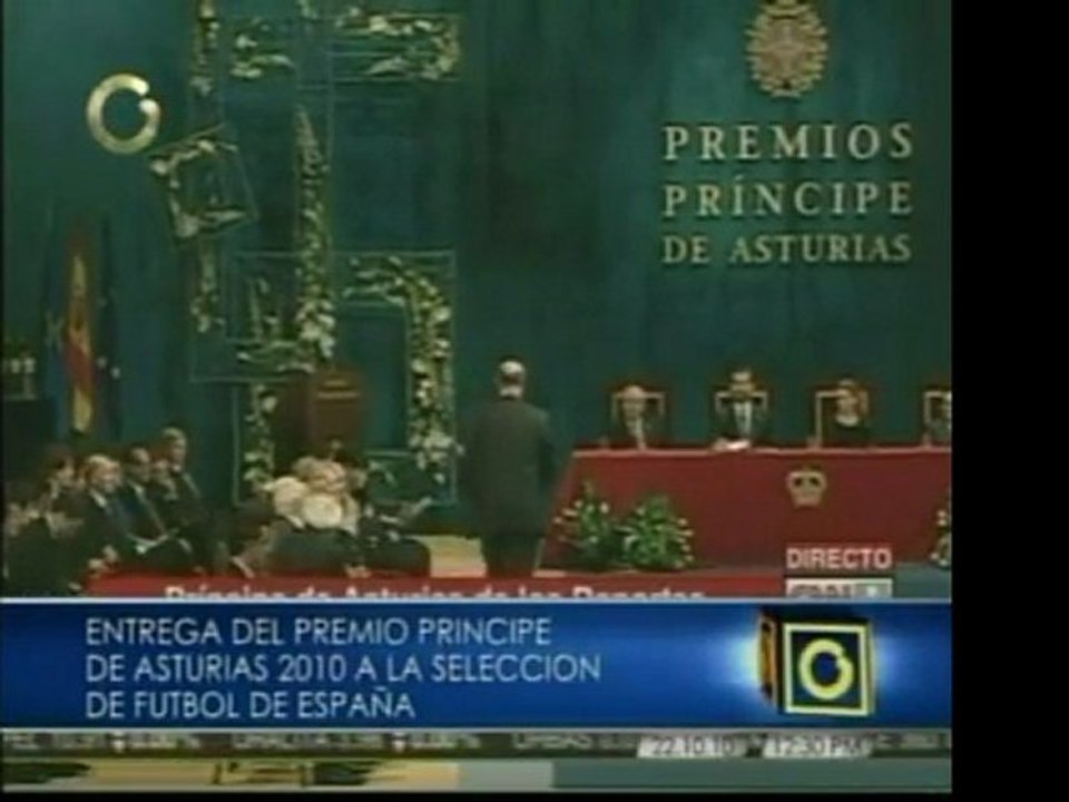 Selección Española de Fútbol recibe Premio Prín...