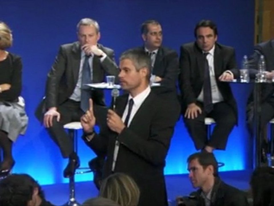 UMP Convention Laïcité - Laurent Wauquiez, ministre des Affaires européennes