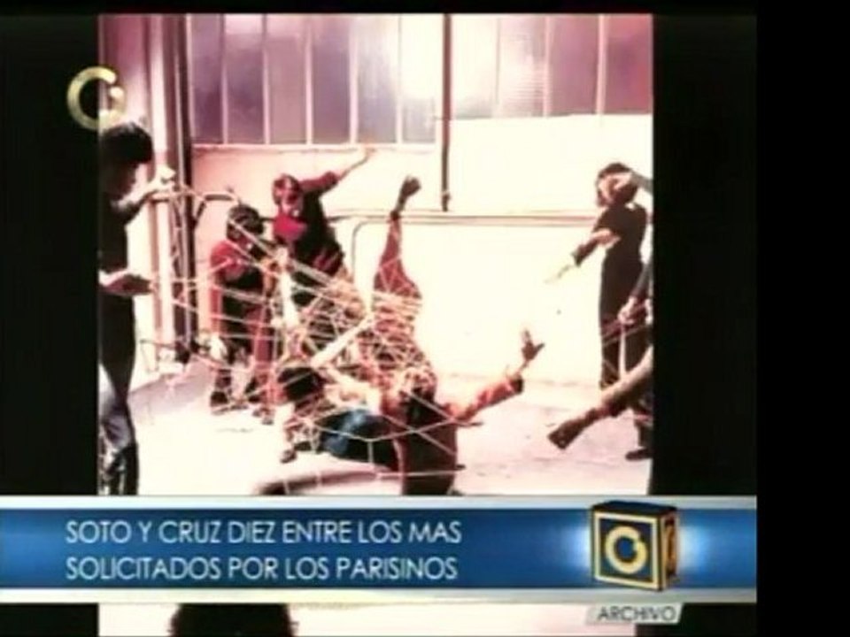 Los artistas plásticos Jesús Soto y Carlos Cruz...