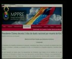 Presidente Chavez decreta tres dáis de duelo nacional por la