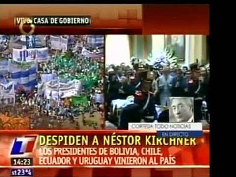 Más información del velorio de Néstor Kirchner, el que presi