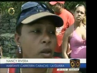 Habitantes de la carr.vieja Caracas - La Guaira piden atenci