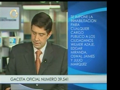Los diputados Wilmer Azuaje, Edgar Miranda, Oswal James y Ju