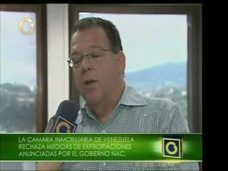 Cámara Inmobiliaria de Venezuela senta posición sobre exprop