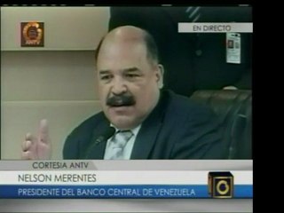Declaraciones del Min. de Finanzas, Jorge Giordani, ante la