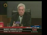 El Premio Nobel de Literatura, Mario Vargas Llosa, habla sob