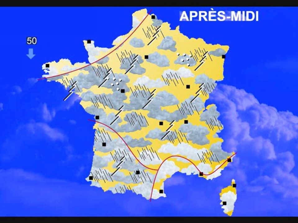 Météo 24 avril 2011: Orages pour le dimanche de Pâques