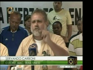 Unión Nacional de Trabajadores marchará hasta la AN y la Vic