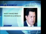 Declaraciones del Pdte. Chavez desde Cuba respecto a las exp