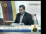 En la Asamblea Nacional se afirmó que declaraciones de Gnral