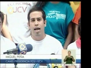 Estudiantes de la UCV llaman a una asamblea para discutir la