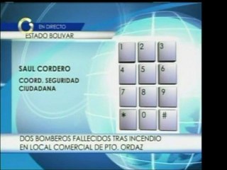 En Puerto Ordaz dos bomberos murieron en el cumplimiento de