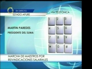 Pdte. del sind. de maestros en Apure piden la renuncia del g