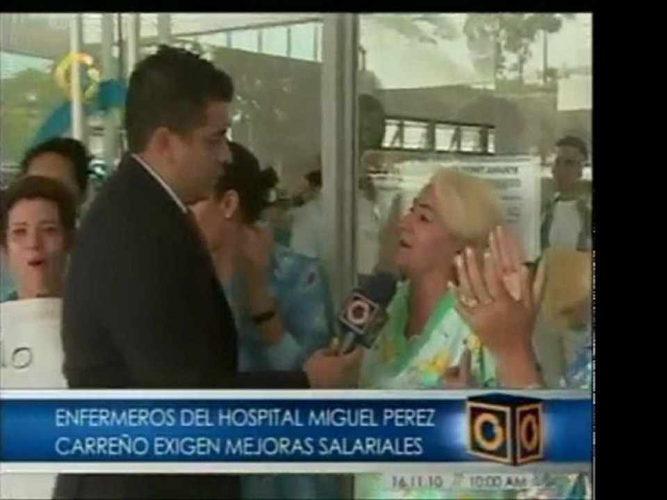 Venezuela vive un paro nacional de enfermeros y enfermeras.