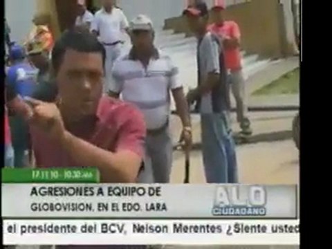 Agresiones a equipo reporteril de Globovisión en Guarico, es