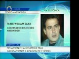 Declaraciones del gob. de Anzoátegui Tareck William Saab, so