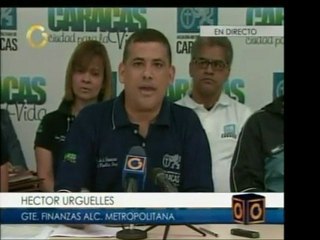 Sec. de Finanzas de la Alcaldía Metropolitana desmiente asev