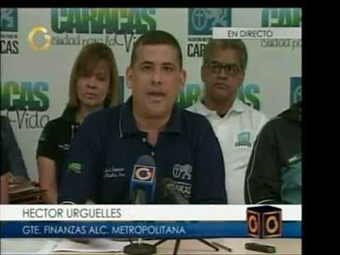 Sec. de Finanzas de la Alcaldía Metropolitana desmiente asev