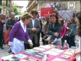 Llibres i roses per Sant Jordi
