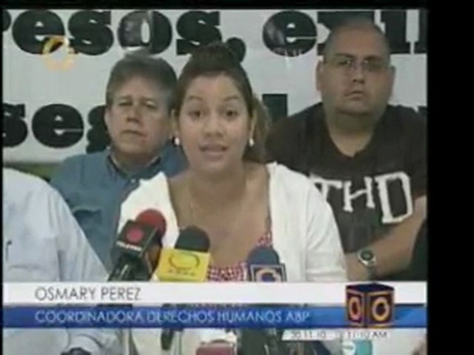 Exigen amnistía para presos políticos