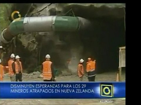 En China 29 mineros son rescatados, mientras que en Nueva Ze
