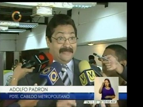 Pdte. del Cabildo Metropolitano exige pago de deudas pendien