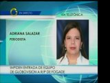 A Globovisión se le impidió el acceso a una rueda de prensa