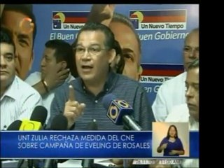 Enrique Márquez, de UNT, cree que la medidad del CNE de proh