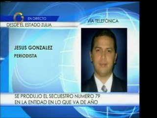 El secuestro número 79 de este año el el Zulia se dio el día