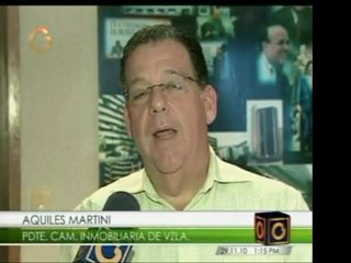 De nuevo la cámara inmobiliaria de Venezuela ratifica que es