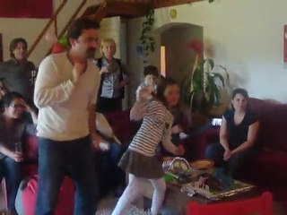 23 avril 2011 : Just dance Juliette et papa