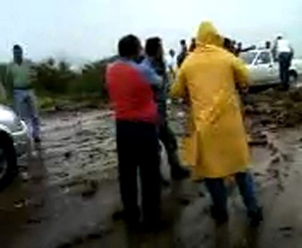 Inundaciones Y Deslaves Por causa de las lluvias en Margari