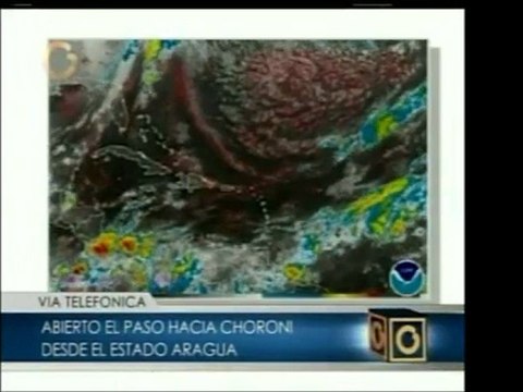 El paso hacia Choroní por el estado Aragua se encuentra abie