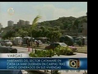 Varguenses del sec. Catamare viven en carpas con sus bienes