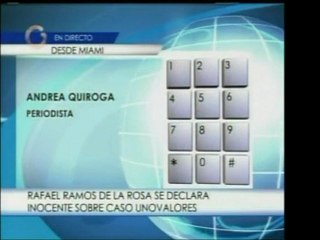 Acusado del caso Uno Valores, Rafael Ramos de la Rosa, quien