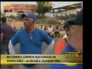 Recorrido por centros electorales de Maracaibo