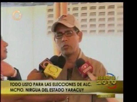 Instaladas mesas electorales en Nirgua y Manuel Monge de Yar