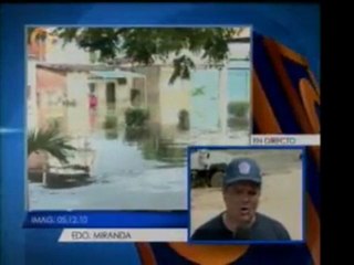 Protección Civil: 95% de Higuerote está bajo las aguas